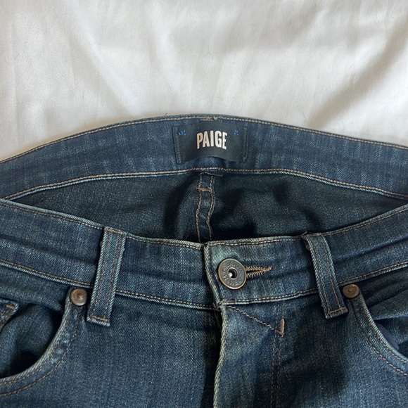 Men’s Dark Blue Paige Jeans - Size 32 - Picture 3 of 4
